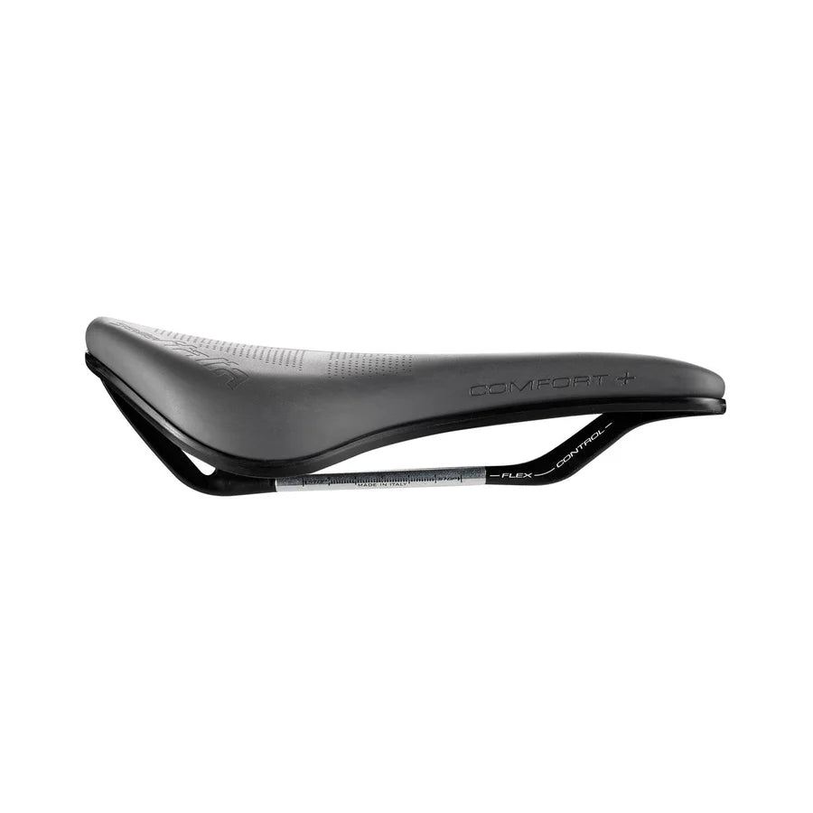 Wave-shaped Selle Italia Model X Comfort Plus Superflow cycling saddle