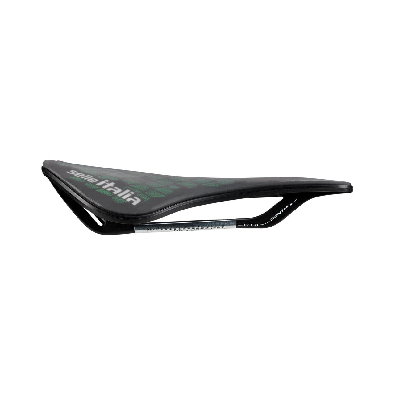 Selle Italia Model X Leaf saddle with shock absorbers and graphics