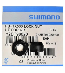 SHIMANO HB-TX500 LOCK NUT UNIT (QUICK RELEASE TYPE)
