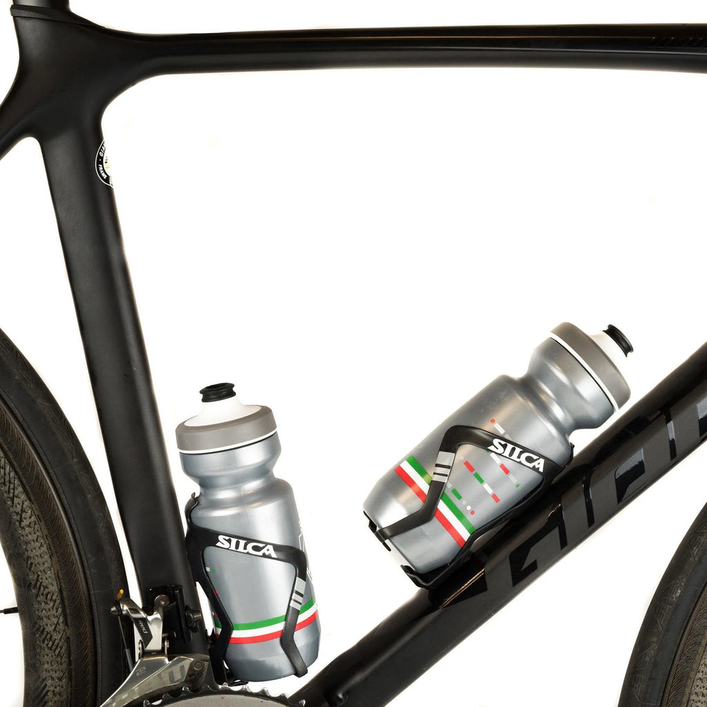 Silca Carbon Bike Water Bottle Cage with adjustable mount