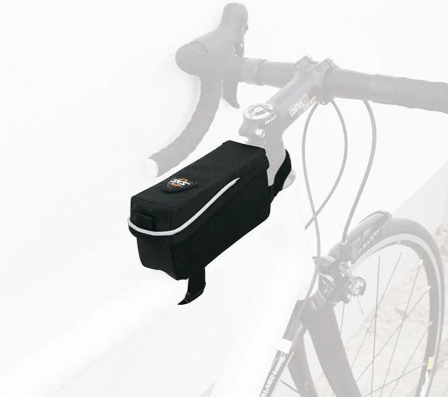 SKS ENERGY BAG in black and white, featuring a strap, ideal for transporting cycling gear
