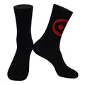 Skull cycling socks black red by Monton