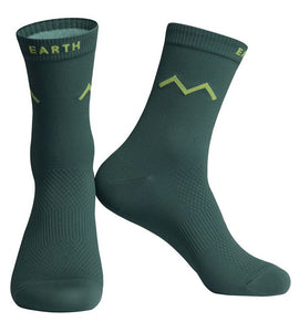Skull Monton Earth Socks (Green)