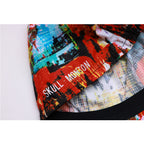 Skull Monton cycling cap breathable fabric detail