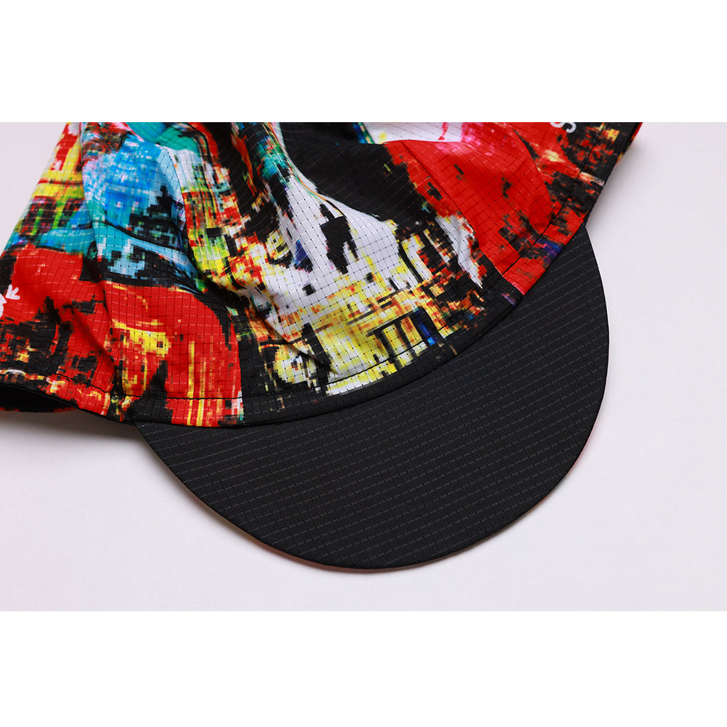 Skull Monton Movies cycling cap front view cycling cap