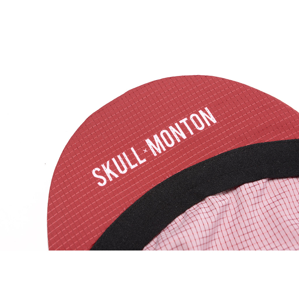 Skull Monton Wednesday brick red cycling hat sun protection