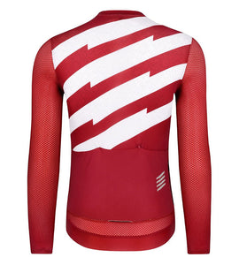 Skull Monton Wednesday Long Sleeve Jersey (Brick Red)