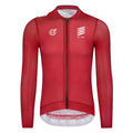 slim fit cycling jersey with anti slip waistband grip detail