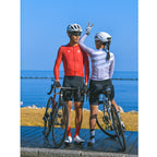 breathable back panel cycling jersey for heat and humidity