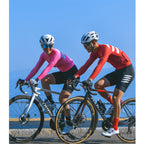 cycling jersey sleeve texture for drag reduction close up