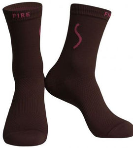 Skull Monton Fire Socks (Red)