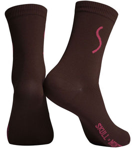 Skull Monton Fire Socks (Red)
