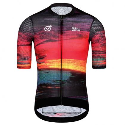 Men’s cycling jersey in Sunset colorway by Monton