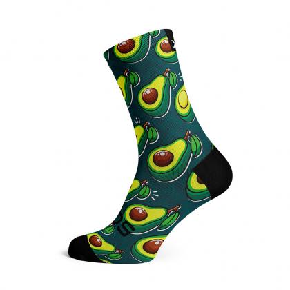 Sox Avocado Running Crew Socks breathable performance design