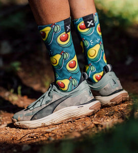 Sox Avocado Running Crew Socks