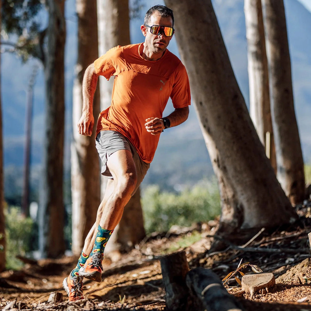 Sox Footwear running socks with reinforced heel and toe