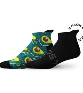 Sox Avocado Tab Combo Socks - Pack Of 2