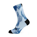 Sox Blue Gravel Minimalist Crew Socks cycling design