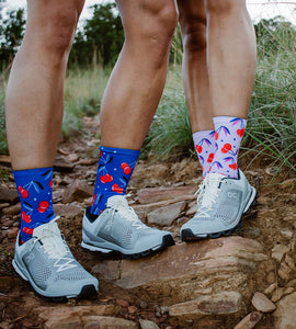 Sox Cherry Pink Casual Crew Socks