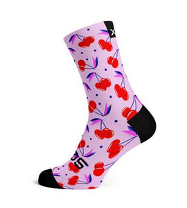 Sox Cherry Pink Casual Crew Socks