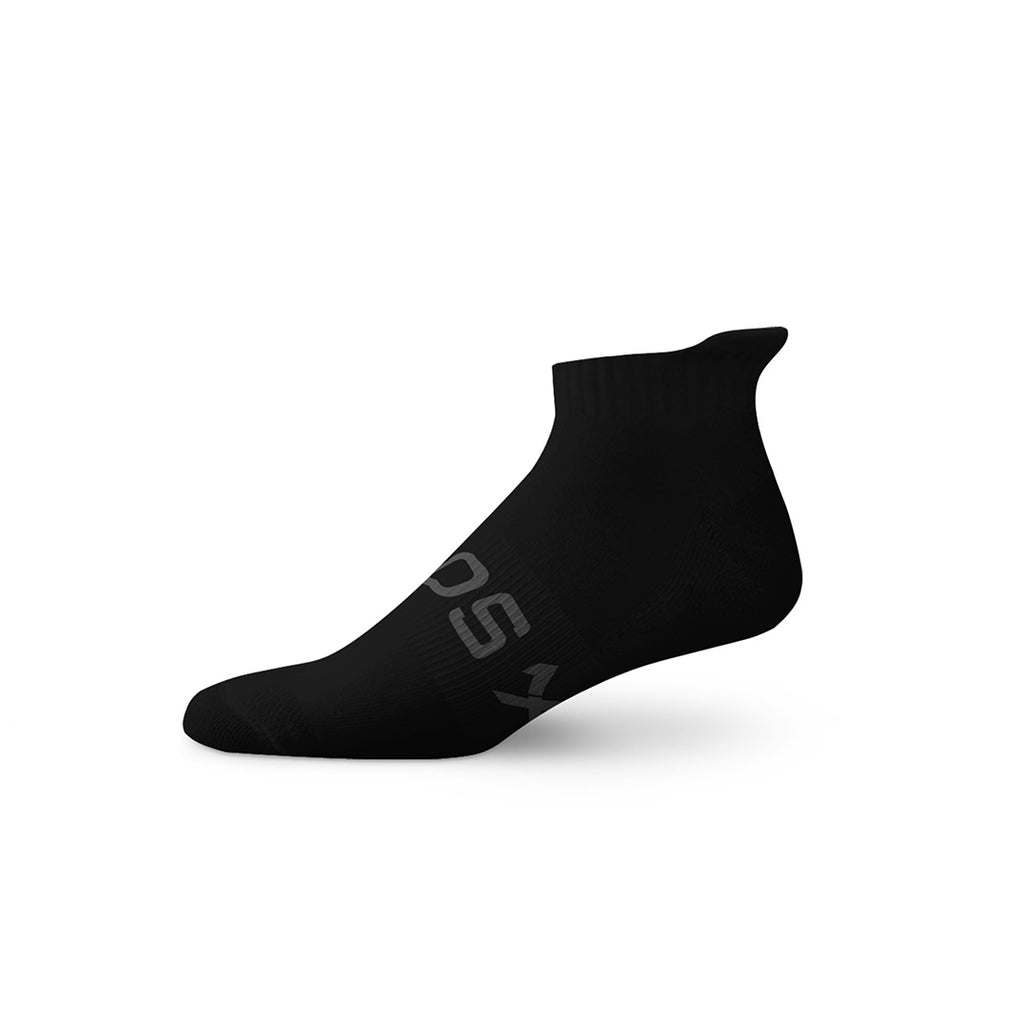 Lightweight breathable tab socks for running and cycling