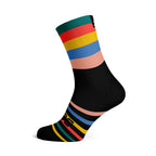 Lightweight running socks with seamless toe