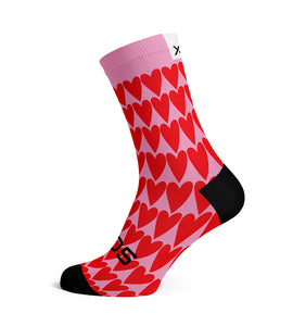 Sox Hearts Casual Crew Socks