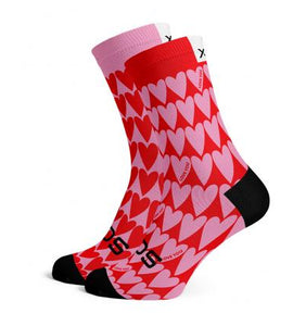 Sox Hearts Casual Crew Socks