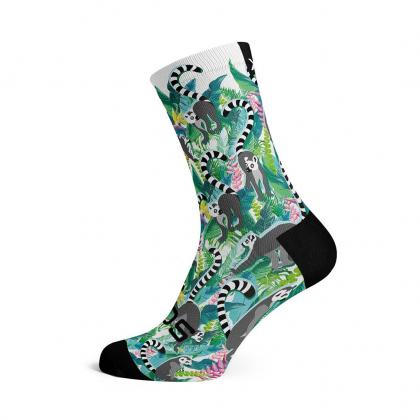 Lemur casual crew socks for cycling and sports