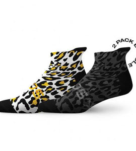 Sox Leopard Tab Combo Socks - Pack Of 2