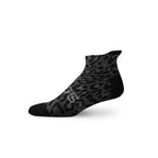 Ankle tab socks with anti-slip heel and breathable mesh