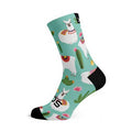 Sox Llama Casual Crew Socks with colourful llama design