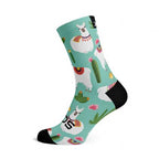 Sox Llama Casual Crew Socks with colourful llama design