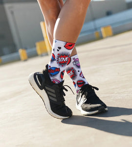 Sox Love Struck Casual Crew Socks