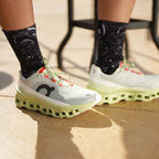Black marble pattern Sox crew socks