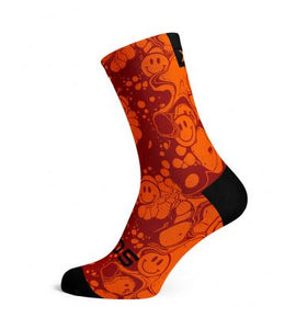 Sox Neon Slide Orange Casual Crew Socks