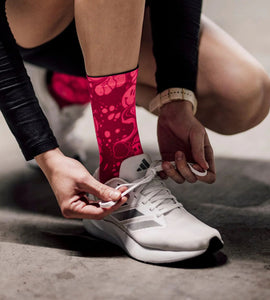 Sox Neon Slide Pink Casual Crew Socks