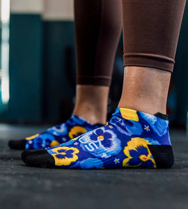 Sox Pansy Tab Combo Socks - Pack Of 2
