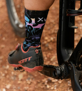Sox Pastel Black Casual Crew Socks