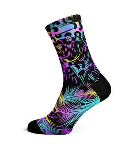 Sox Pastel Black Casual Crew Socks
