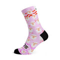 Sox Pink Sheep casual crew socks for cycling