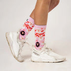 Pink sheep design Sox casual crew socks