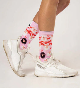 Sox Pink Sheep Casual Crew Socks