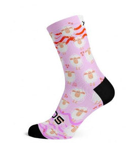 Sox Pink Sheep Casual Crew Socks