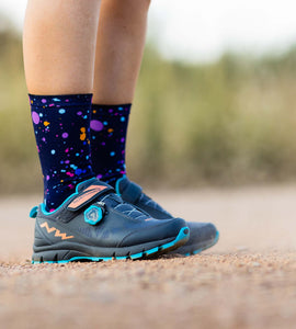 Sox Purple Splash Casual Crew Socks
