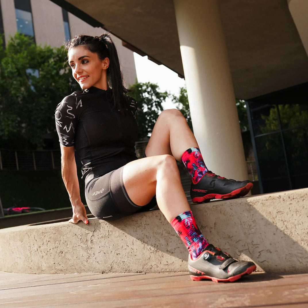 Ripple pattern Sox performance crew socks