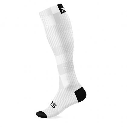 Sox Slight white knee high socks for cycling and sports