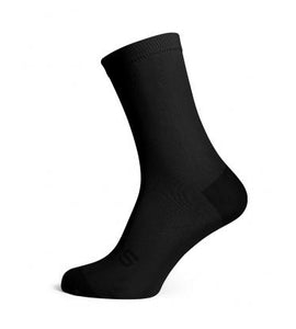 Sox Solid Black Casual Crew Socks