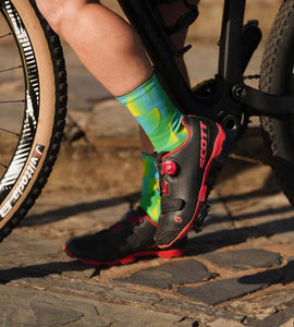 Sox Solid Green Casual Crew Socks