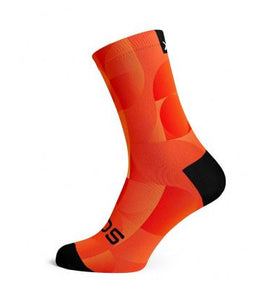 Sox Solid Orange Casual Crew Socks